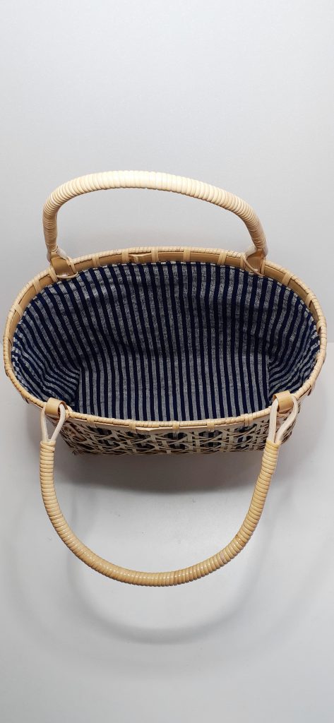 竹細工・八つ目のバッグ
内袋つき