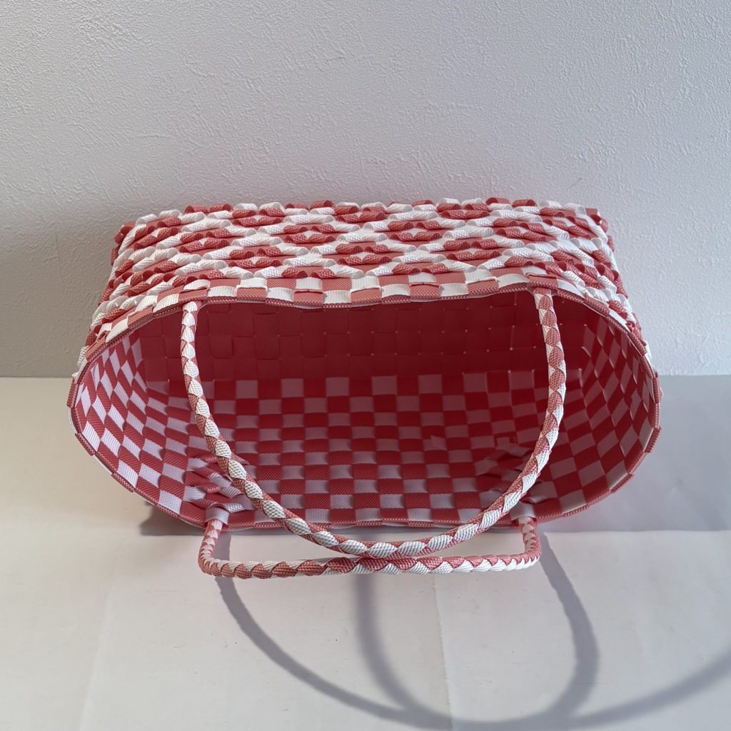 花菱模様のステッチ、内側