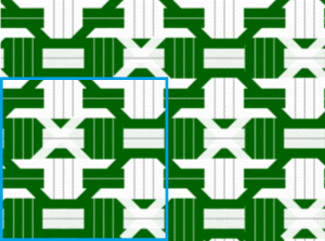 8×6の図
青枠内は1単位(4×4)