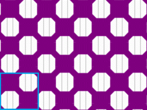 8×6の図
青枠内は1単位(2×2)