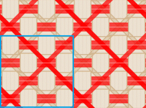 8×6の図
青枠内は1単位(4×4)