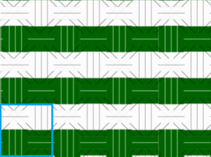 8×6の図
青枠内は1単位(2×2)