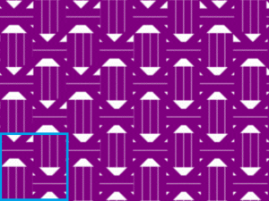 8×6の図
青枠内は1単位(2×2)