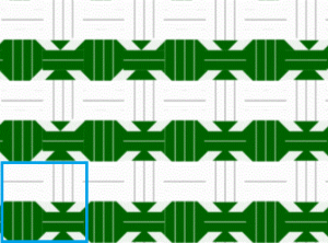 8×6の図
青枠内は1単位(2×2)