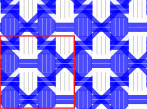 8×6の図
赤枠内は1単位(4×4)