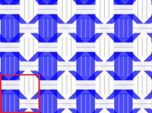8×6の図
赤枠内は1単位(2×2)