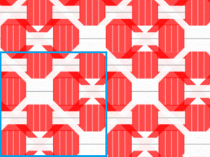 8×6の図
青枠内は1単位(4×4)
