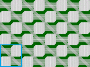 8×6の図
青枠内は1単位(2×2)
