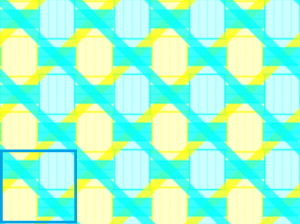 8×6の図
青枠内は1単位(2×2)
